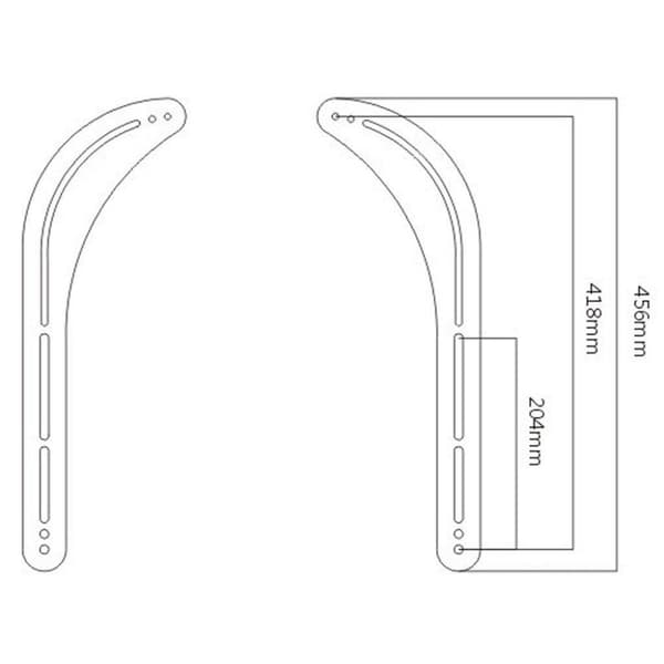 Cavus SBU01 Universal Soundbar Bracket Sort