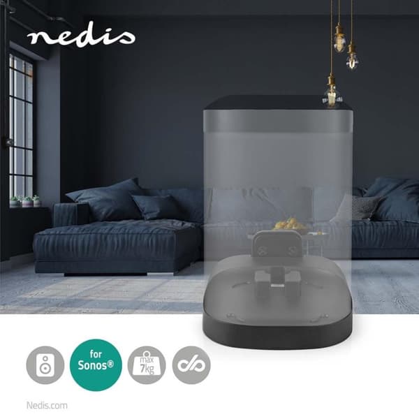 Nedis SPMT5600BK Kaiutinteline Sonos One Black