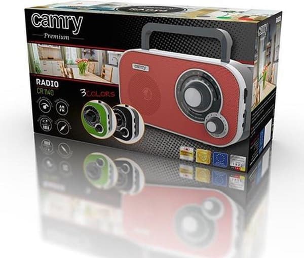 Kannettava radio Camry CR 1140R Red