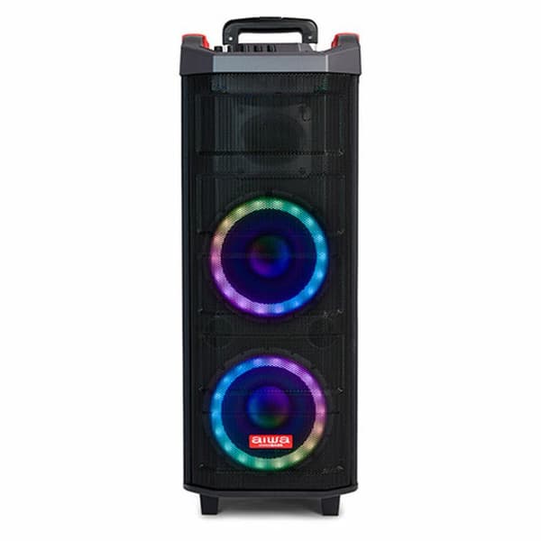 Bærbar højttaler Aiwa 80 W Sort