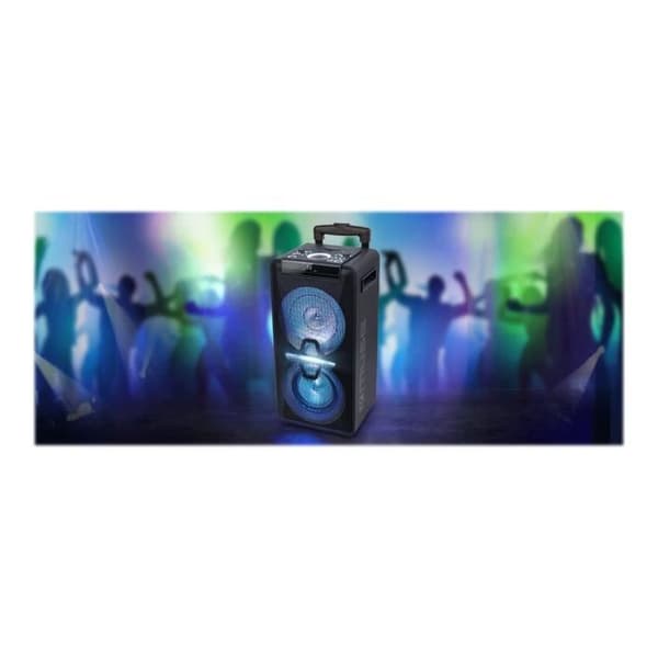 Muse M-1920 DJ-högtalare för 2-vägs NFC och Bluetooth trådlös personlig assistent - NEW ONE - Svart