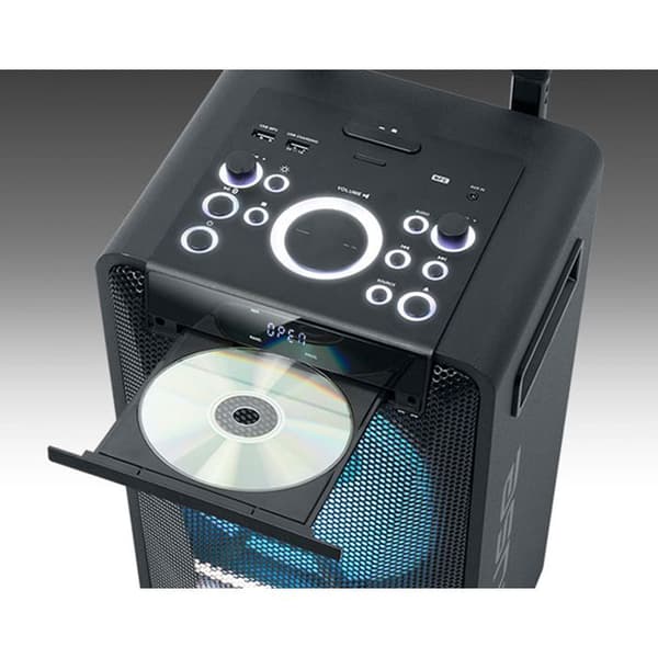 Muse M-1920 DJ-högtalare för 2-vägs NFC och Bluetooth trådlös personlig assistent - NEW ONE - Svart