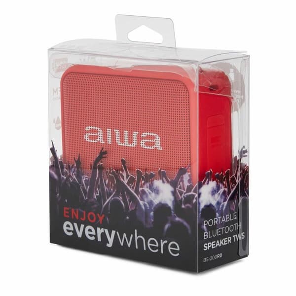 Bærbar Høyttaler Aiwa BS200RD      5W 6 W Rød