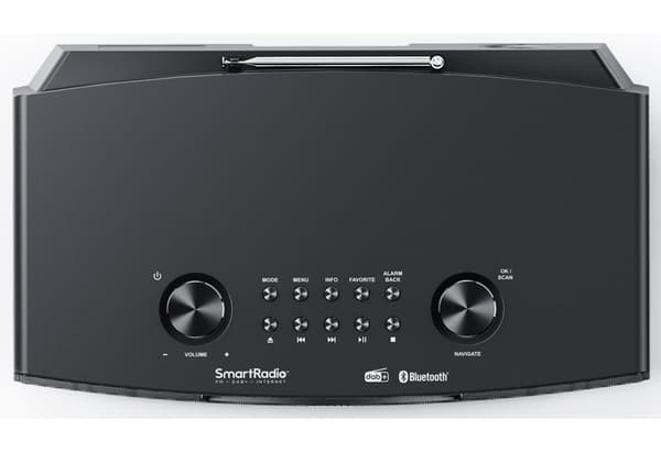Kenwood CR-ST700SCD-B Internett- radio med Bluetooth og DAB+ (svart)