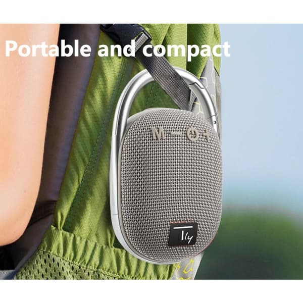 Techly ICASBL321GR bärbar högtalare Mono trådlös högtalare Grå 5 W