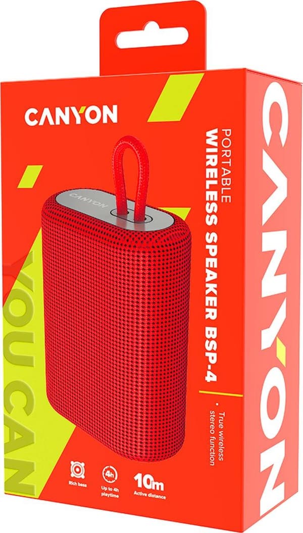 CANYON HØJTTALER UDENDØRS TRÅDLØS HØJTTALER BSP-4 (CNE-CBTSP4R)