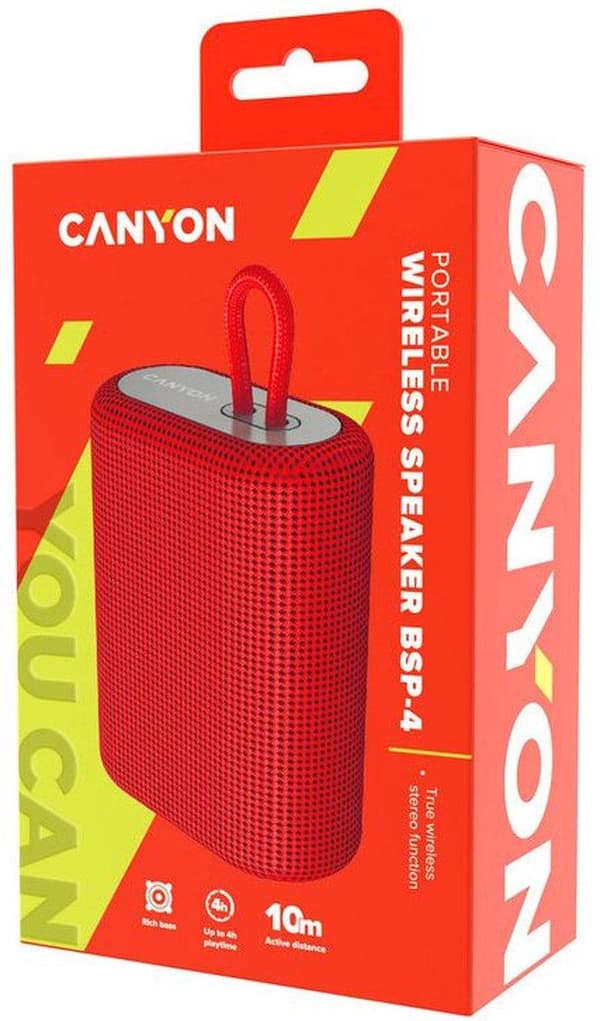 CANYON HØJTTALER UDENDØRS TRÅDLØS HØJTTALER BSP-4 (CNE-CBTSP4R)