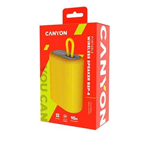 Canyon Bluetooth-højttaler BSP-4 TF-læser/USB-C/5W gul detail (CNE-CBTSP4Y)