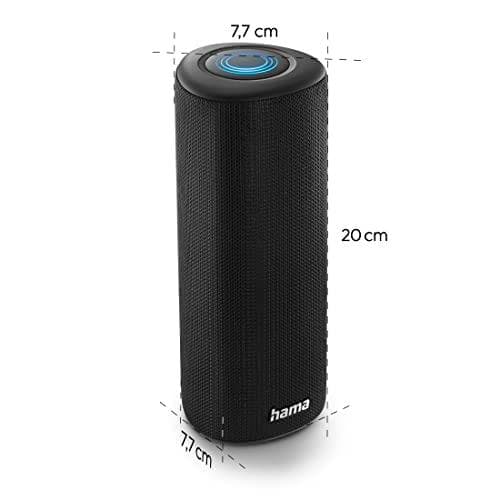 Hama Bluetooth®-högtalare Pipe 3.0 vattentät IPX5, 10 ljuslägen, 24W, SW (00188202)