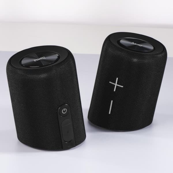 Hama Twin 3.0 bærbar stereohøjttaler sort 30 W (00188222)