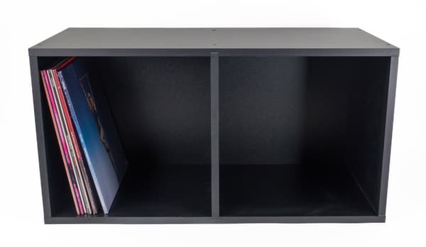 Studio 57 Opbevaringshylde til Vinylplader (Dobbel, Sort)