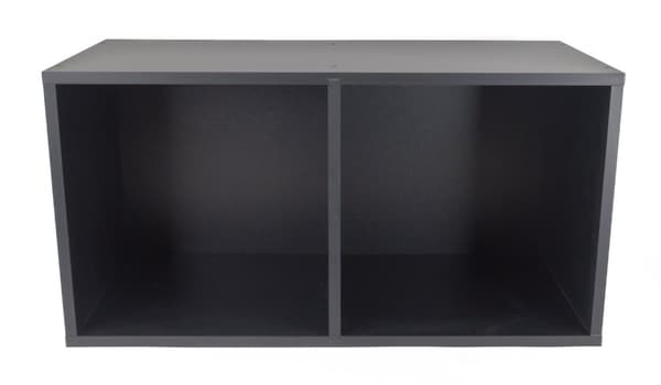 Studio 57 Opbevaringshylde til Vinylplader (Dobbel, Sort)