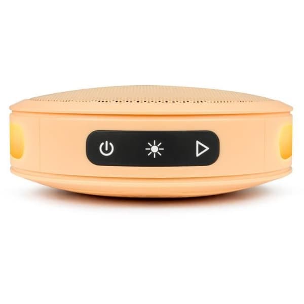 BIGBEN Party - Rund Bluetooth-högtalare med rem och ljuseffekter - 15W - Pastell Orange