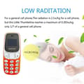Miniatyrbild 3 av 4: Letouch Mini Bluetooth-mobiltelefon Dubbla analoga omvandlare L8STAR O1W1 (blå)