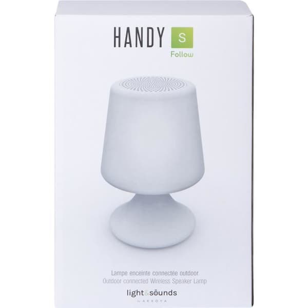 Ansluten högtalarlampa - FOLLOW - Handy S - Bluetooth 4.2 - 15W - Väderbeständig