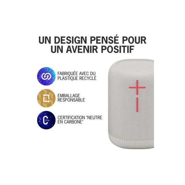 Ultimate Ears Ultimate Ears EPICBOOM trådlös högtalare, portabel Bluetooth-högtalare, vattentät Vit