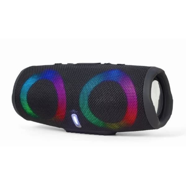 Bluetooth-högtalare - GEMBIRD - SPK-BT-LED-02 - Inbyggd LED - Bluetooth 5.0 - Handsfree Svart