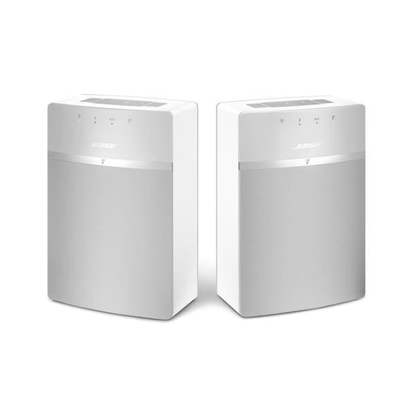 Bärbar högtalare BOSE - Bärbar hemhögtalare - Bluetooth, Wifi - Inbyggd Alexa och Google - Vit