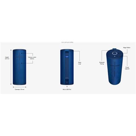 Ultimate Ears MEGABOOM 3 - speaker - for portable use - wireless
