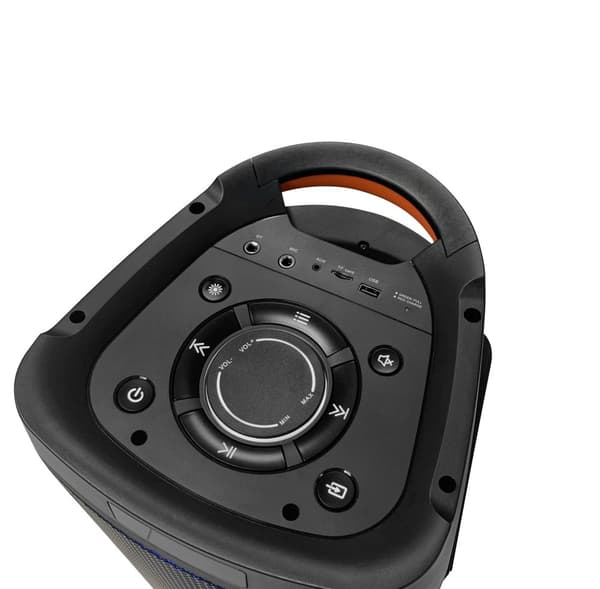 System audio PLL FM USB/SD/BT 2xKaraoke FULL LED Svart