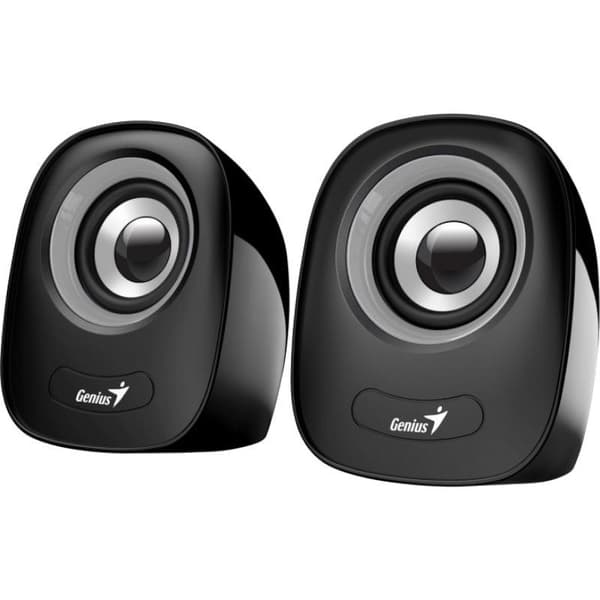 GENIUS repro SP-Q160 Iron Grey/ 2.0/ 6W/ USB napájení/ 3,5" jack/ černošedé