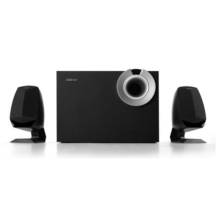 BOXE EDIFIER 2.1, RMS:   34W (2 x 8W, 1 x 18W), bluetooth, volum, bass; raport semnal-zgomot: #25dBA, frecventa raspuns - sateliti: 210Hz - 20kHz, bla