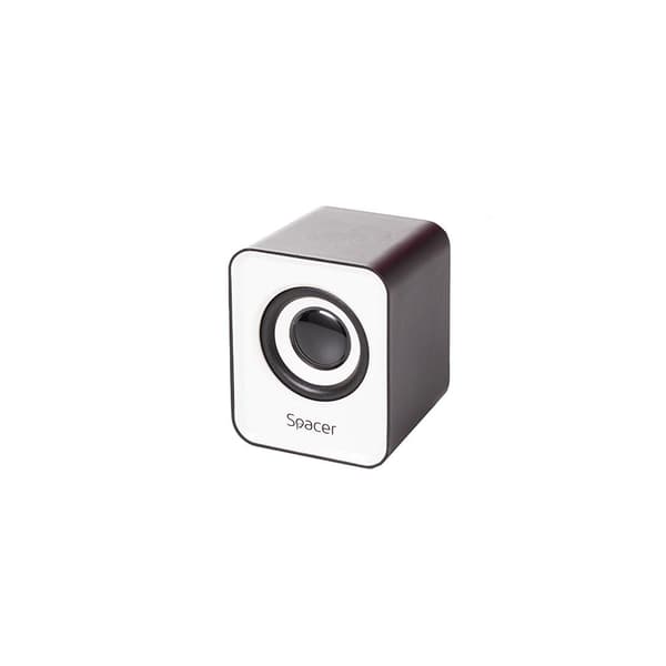 BOXE SPACER 2.1, RMS:  11W (2 x 3W + 5W), control volum, USB power, black &amp; white, "SPB-807" (timbru verde 2.00 lei)