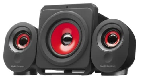 Mars Gaming MSX Bluetooth Audio System 2.1 Speakers with Subwoofer / USB / MicroSD / AUX / Radio / Black