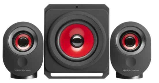 Mars Gaming MSX Bluetooth Audio System 2.1 Speakers with Subwoofer / USB / MicroSD / AUX / Radio / Black