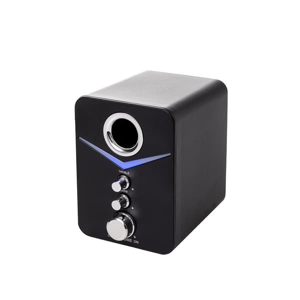 BOXE SPACER Gaming 2.1, RMS: 11W (2 x 3W + 5W), control volum, bass, treble,  3 x LED, USB power, black, 43502139 "SPGS-TORNADO" (timbru verde 2.00 le