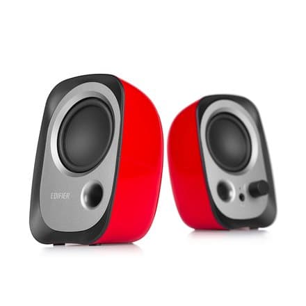 BOXE EDIFIER 2.0, RMS:   4W (2 x 2W), bass reflex port, USB power, red, "R12U-RD"  (timbru verde 0.8 lei)
