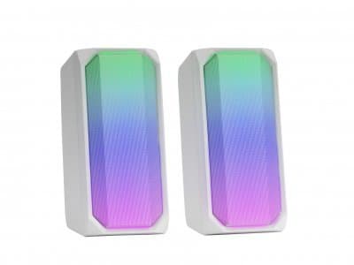 Mars Gaming MSRGBW Bluetooth Stereo Speakers / 15W / 3.5mm Audio / RGB / USB
