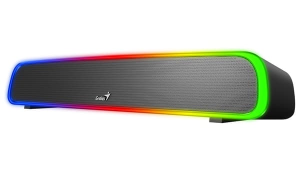 GENIUS repro USB SoundBar 200BT/ Bluetooth/ 3,5" jack/ 4W/ RGB/ černý