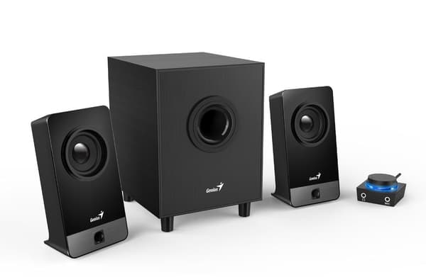 GENIUS repro SW-2.1 300X/ 2.1/ 10W/ dřevěné/ černé