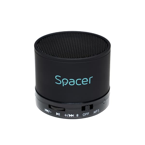 BOXA SPACER portabila bluetooth TOPPER, RMS:  3W, control volum, acumulator 520mAh, timp de functionare pana la 5 ore, distanta de functionare pana la