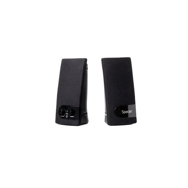 BOXE SPACER 2.0, RMS:  6W (2 x 3W), control volum, mufa casti, USB power, black, "SPB-216" (timbru verde 0.8 lei) /43501556