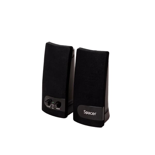 BOXE SPACER 2.0, RMS:  6W (2 x 3W), control volum, mufa casti, USB power, black, "SPB-216" (timbru verde 0.8 lei) /43501556