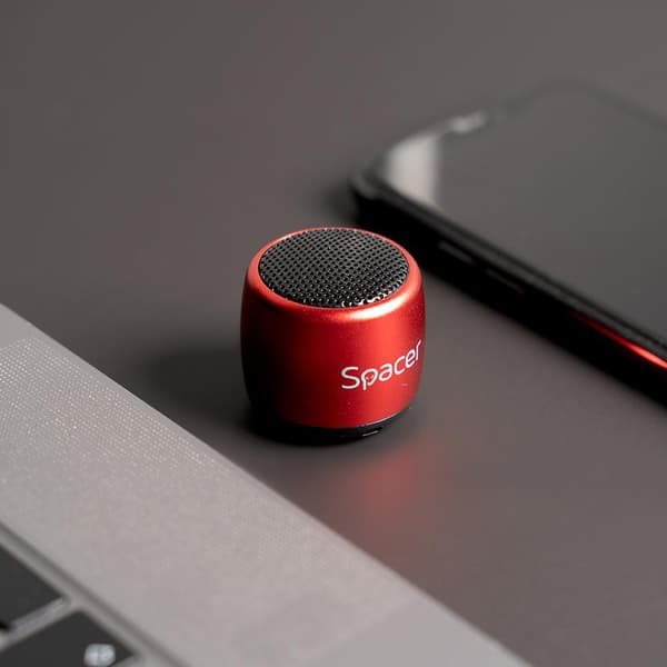 BOXA SPACER portabila bluetooth, Cri-Cri-RED, RMS:  3W, control volum, acumulator 300mAh, timp de functionare pana la 2 ore, distanta de functionare p