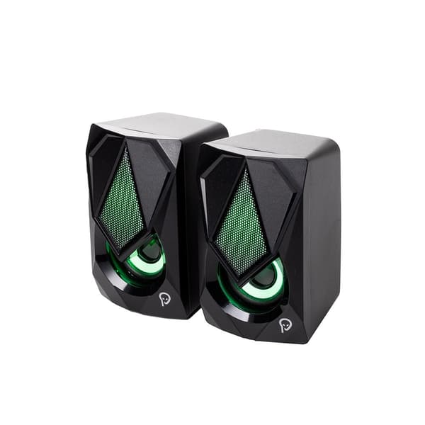 BOXE SPACER Gaming 2.0, RMS:  6W (2 x 3W), control volum, 2 x LED, USB power, black, "SPB-STORM" (timbru verde 2.00 lei)