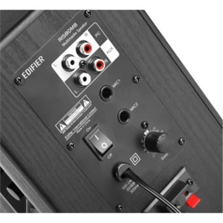 BOXE EDIFIER 2.0, RMS:  42W (2 x 21W), bluetooth, telecomanda wireless, volum, black, "R1580MB" (timbru verde 11.00 lei)