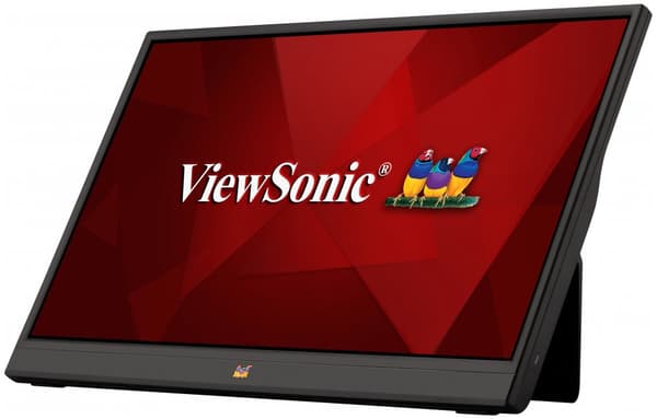 ViewSonic VA1655 - přenosný mon./ 15,6"/ IPS/ 16:9/ 1920x1080/ 7ms/ 250cd/m2/ miniHDMI/ 2xUSB-C/ integ. stojan/ repro