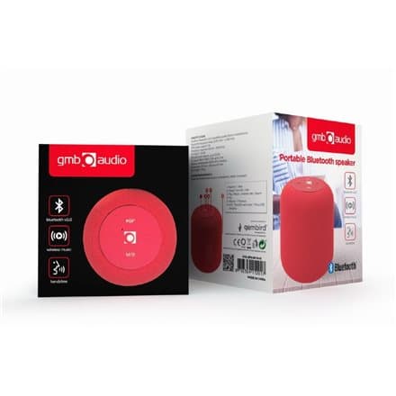 Gembird SPK-BT-15-R Red Röd