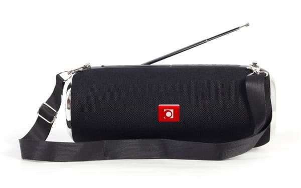 Gembird SPK-BT-17 bærbar Bluetooth-højttaler med FM-radio, sort
