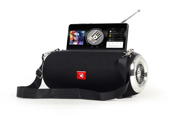 Gembird SPK-BT-17 bærbar Bluetooth-højttaler med FM-radio, sort