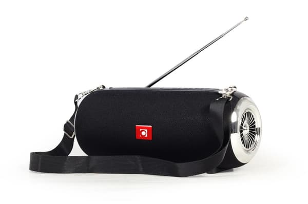 Gembird SPK-BT-17 bærbar Bluetooth-højttaler med FM-radio, sort Sort