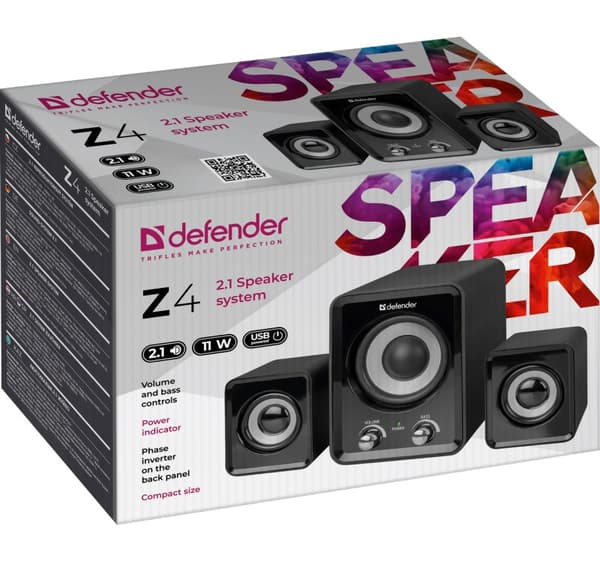 Datorhögtalare DEFENDER Z4 2.1 11W USB