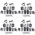 Miniatyrbillede 8 af 8: Pni Pmr Walkie Talkie R40 Pro 8 Enheder Sort