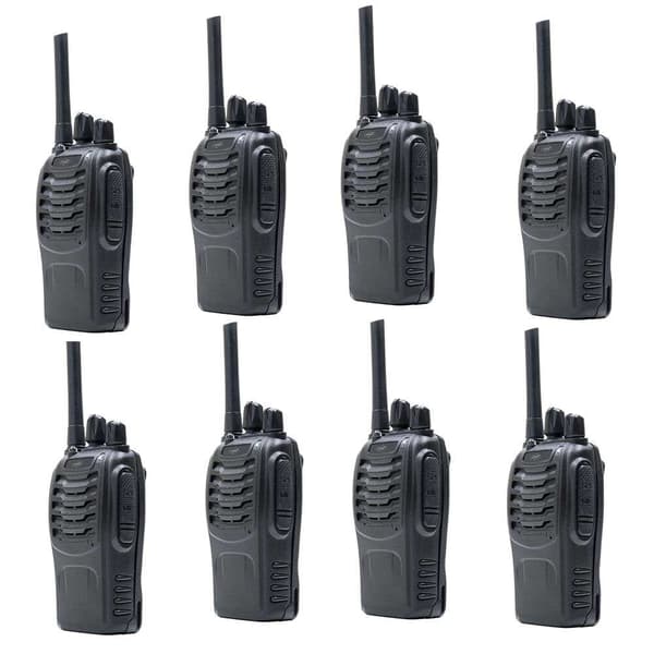 Pni Pmr Walkie Talkie R40 Pro 8 Enheder Sort