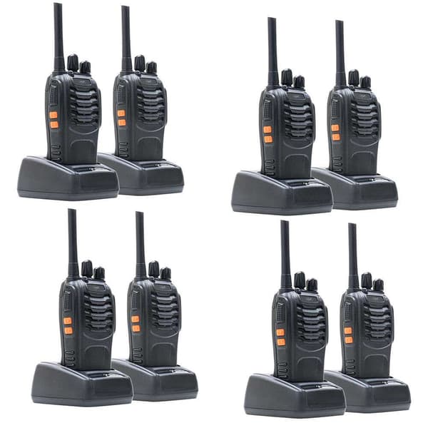 Pni Pmr Radiopuhelin R40 Pro 8 Yksiköitä Musta