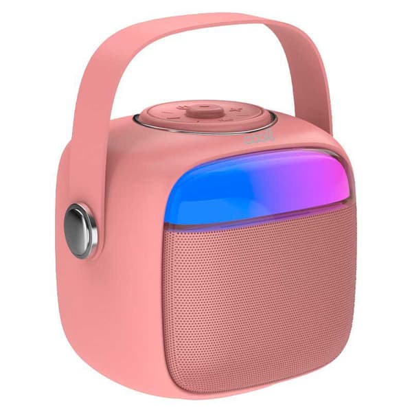 Cool Bluetooth Højttaler Universal Music Cord Mini Karaoke 6w Rosa